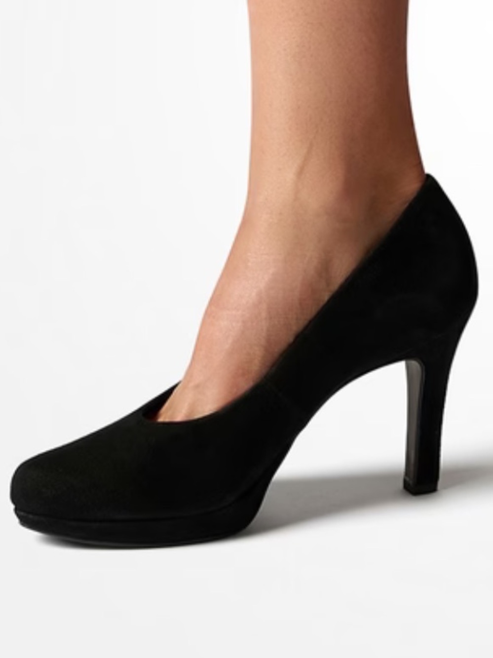 Talbots Vintage Y2K Black Suede Platform Stiletto Heel Pumps Women’s Size 7B